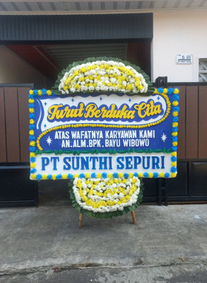 Papan Bunga Duka di Embetpen